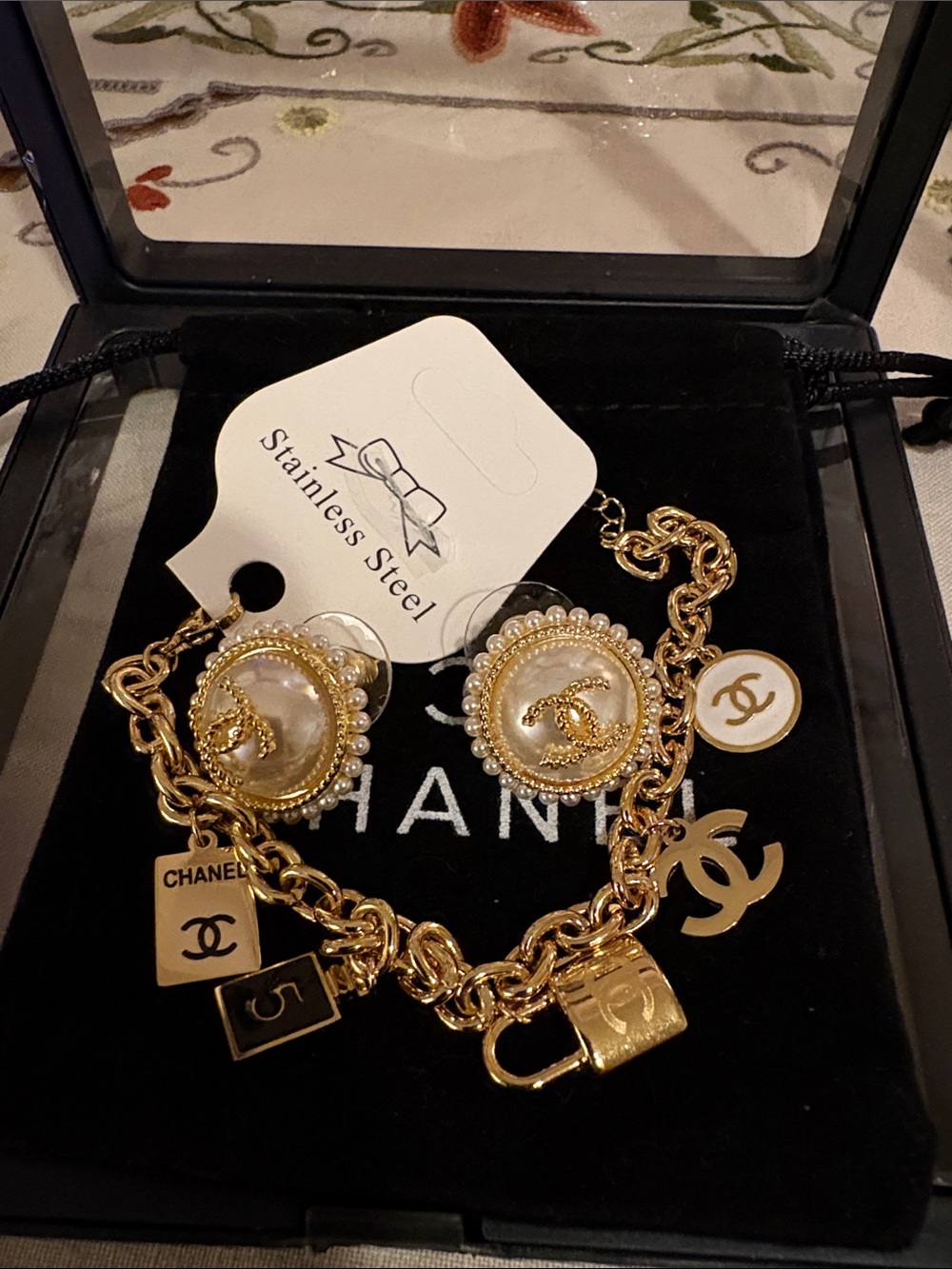 Bundle Necklace Earrings